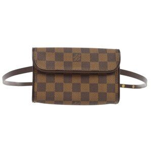 Louis Vuitton Damier Pochette Florentine Belt Bum Bag #L N51856 FL0025 112236